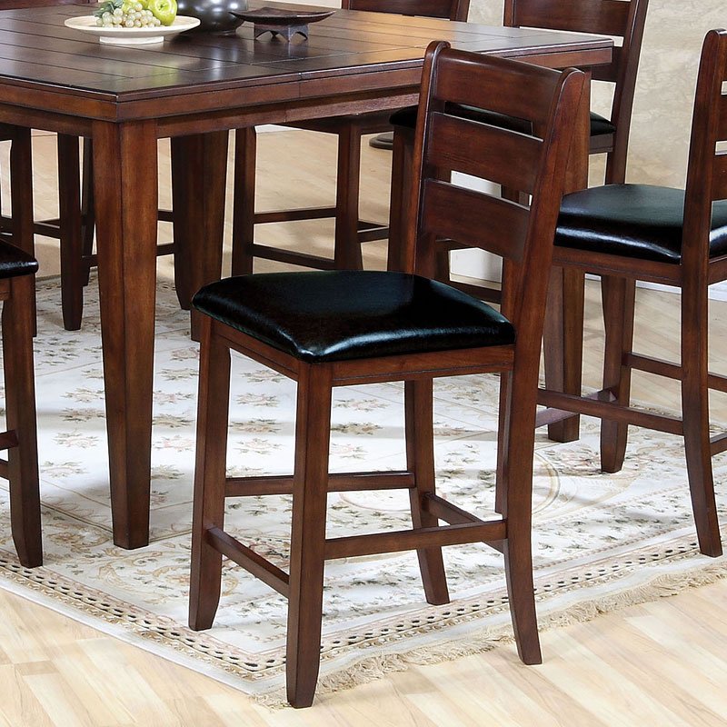 Urbana Counter Height Chair Cherry Set Of 2 Acme Furniture