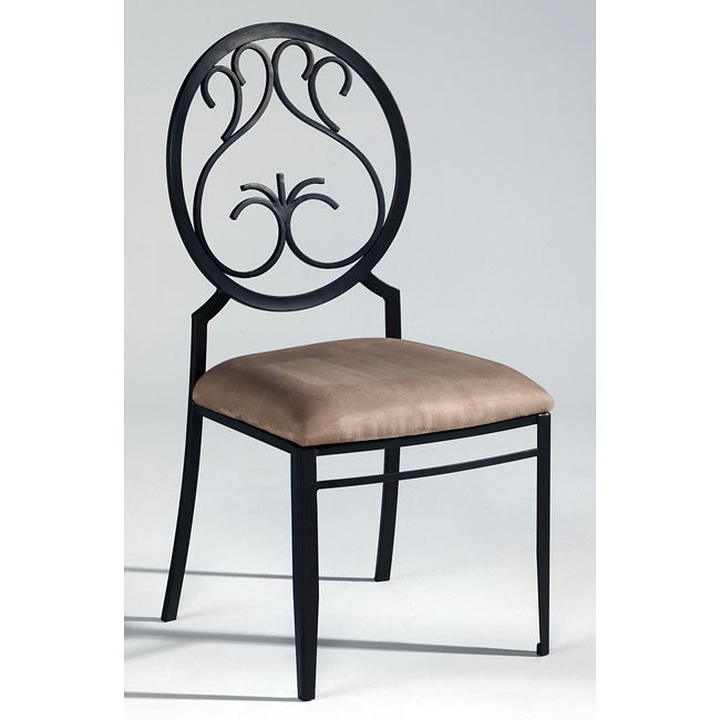 Wrought Iron Dinette W/ Round Back Chairs Chintaly Imports | Furniture Cart