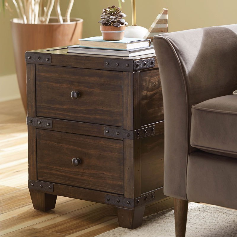 small chest end table