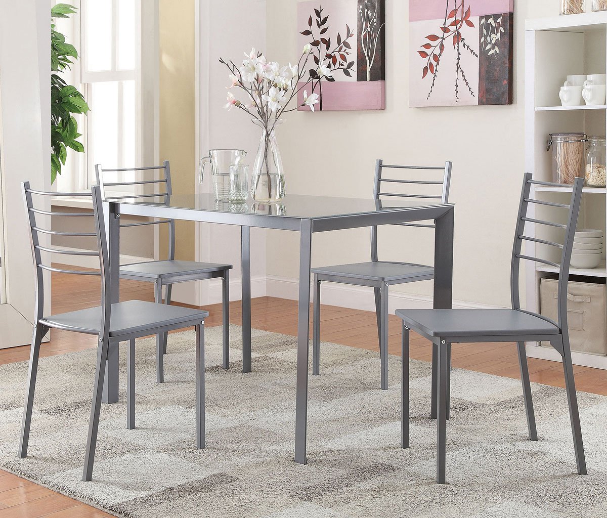 Grey 5Piece Coaster Furniture Furniture Cart