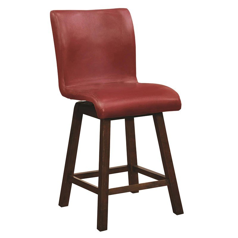 24 Inch Barstool Red Set Of 2 Coaster Furniture Cart 24 Inch Barstool Red Set Of 2