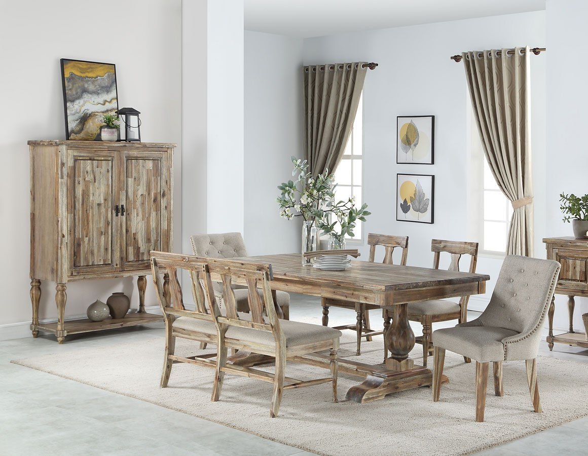 Austin Rectangular Dining Room Set ECI Furniture Furniture Cart