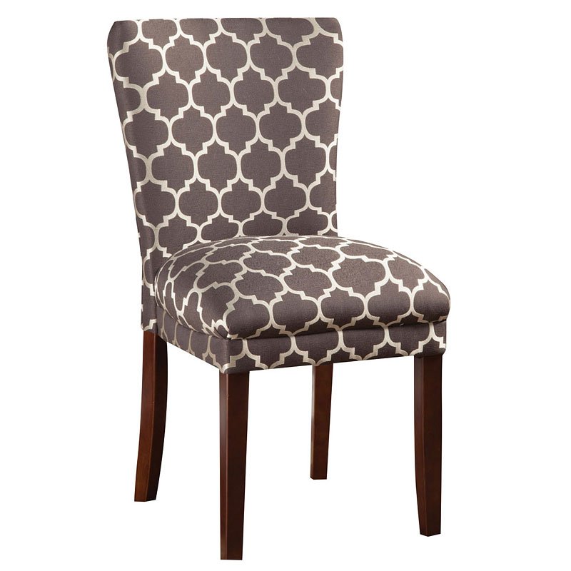 Parson Side Chair (Grey/Cream) (Set Of 2) Coaster Furniture | Furniture ...
