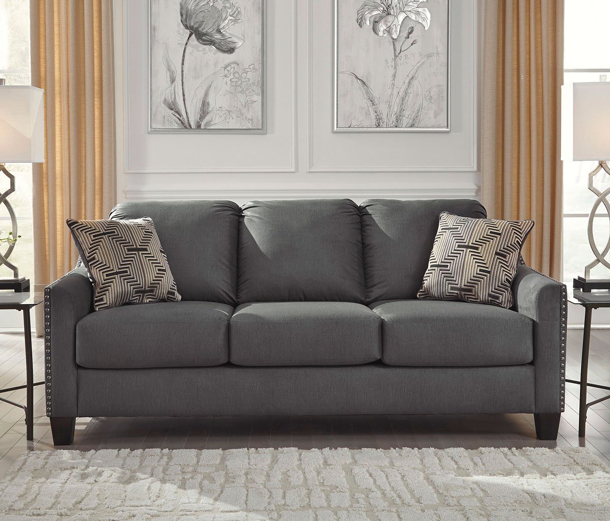 Torcello Graphite Sofa Signature Design By Ashley Furniture Cart