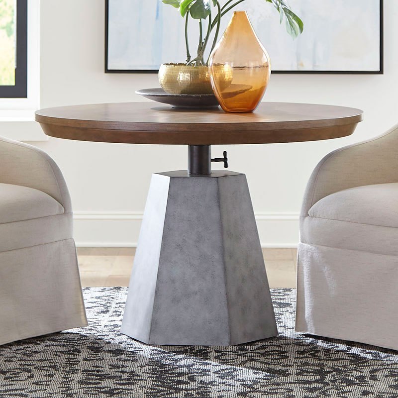 Olmsted Adjustable Height Dining Table Hammary Furniture Cart