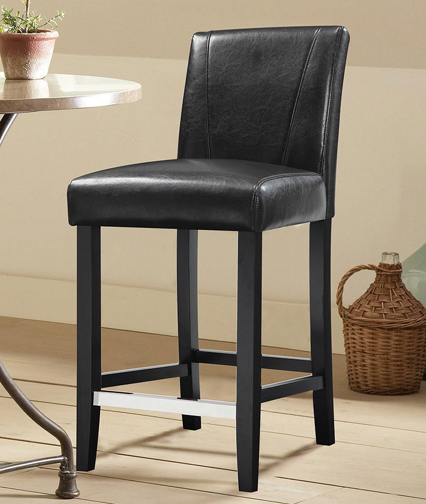 Commercial Grade Counter Height Stool (Black) (Set Of 2) Coaster