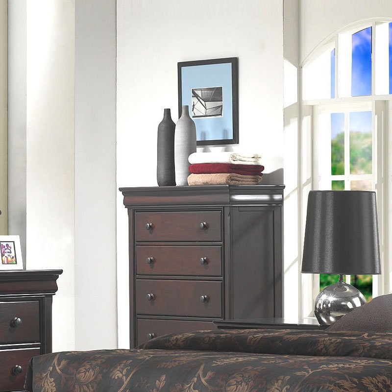 Hyde Park Storage Bedroom Set American Woodcrafters Furniture Cart