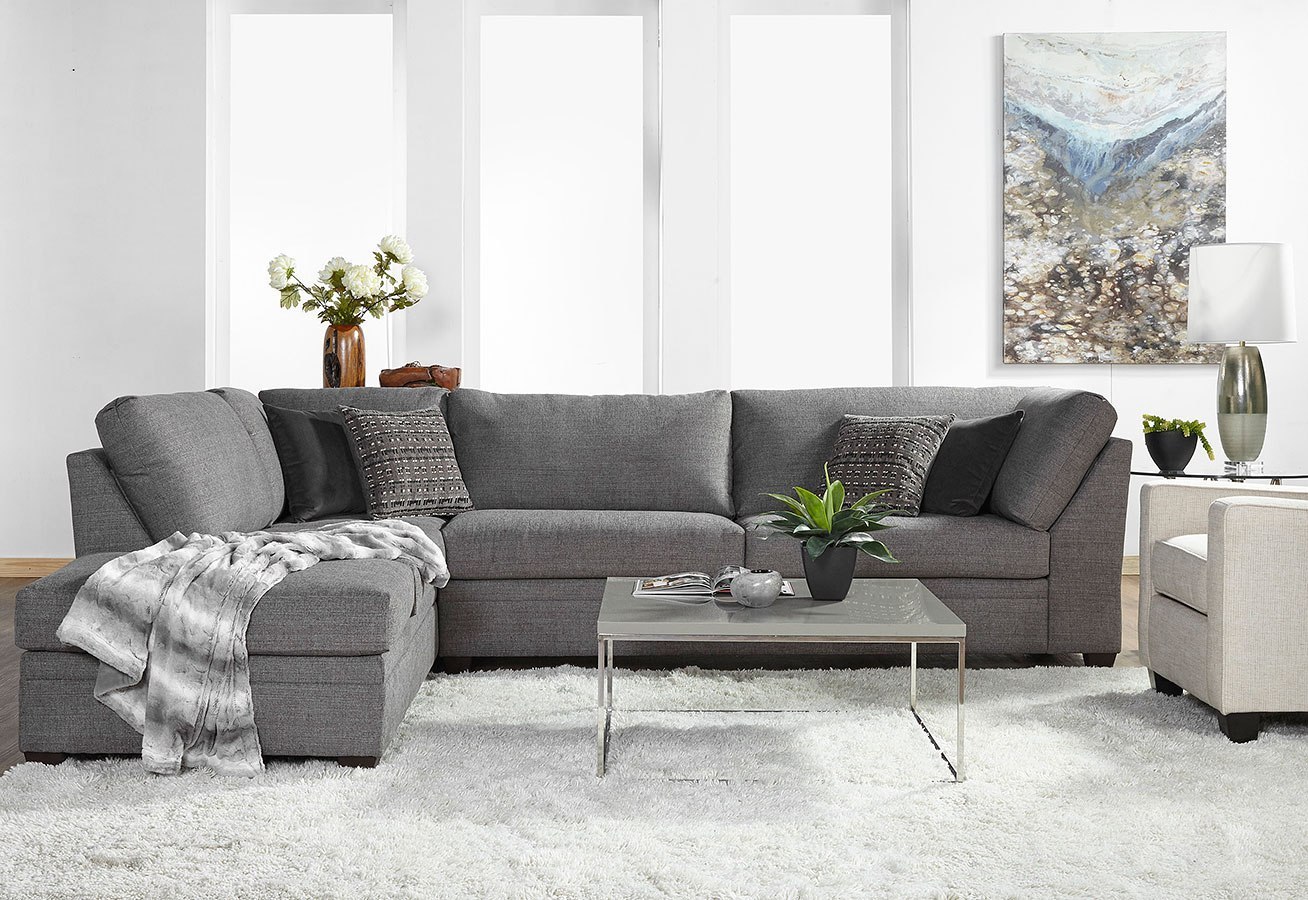 14550 Series Indy Cement Sectional Hughes Furniture Furniture Cart