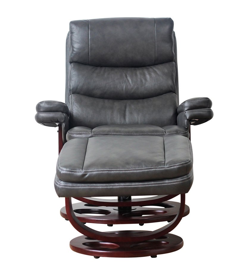 Bella Recliner W/ Ottoman (Graphite) BarcaLounger | Furniture Cart