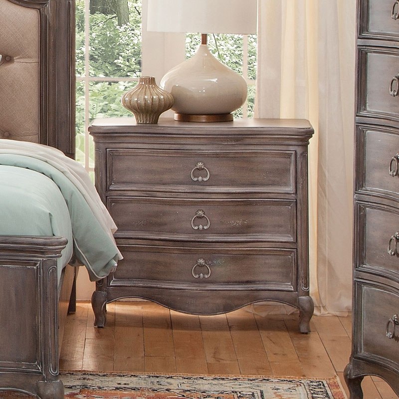 Genoa Large Nightstand American Woodcrafters Furniture Cart