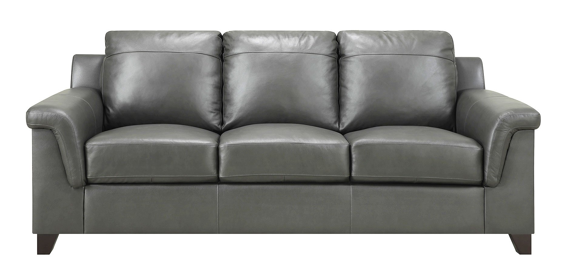 Sienna Sofa (Dark Gray) Leather Italia, 1 Reviews ...