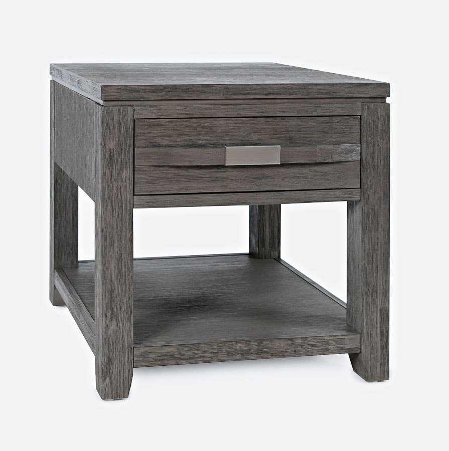 Altamonte End Table W  Shelf (brushed Grey) Jofran Furniture 