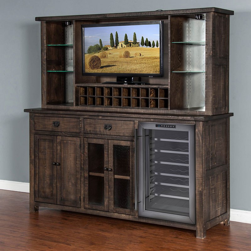 Homestead Buffet W/ Hutch Sunny Designs Furniture Cart