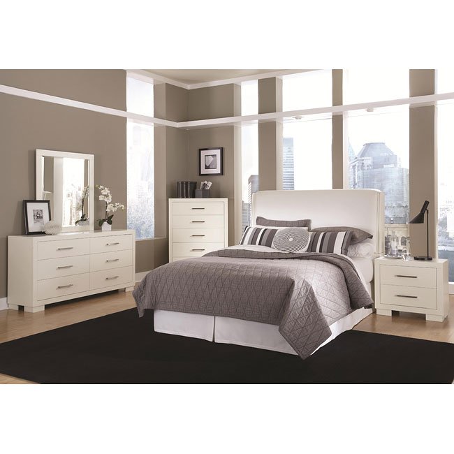 Jessica Headboard Bedroom Set Coaster Furniture Furniture Cart