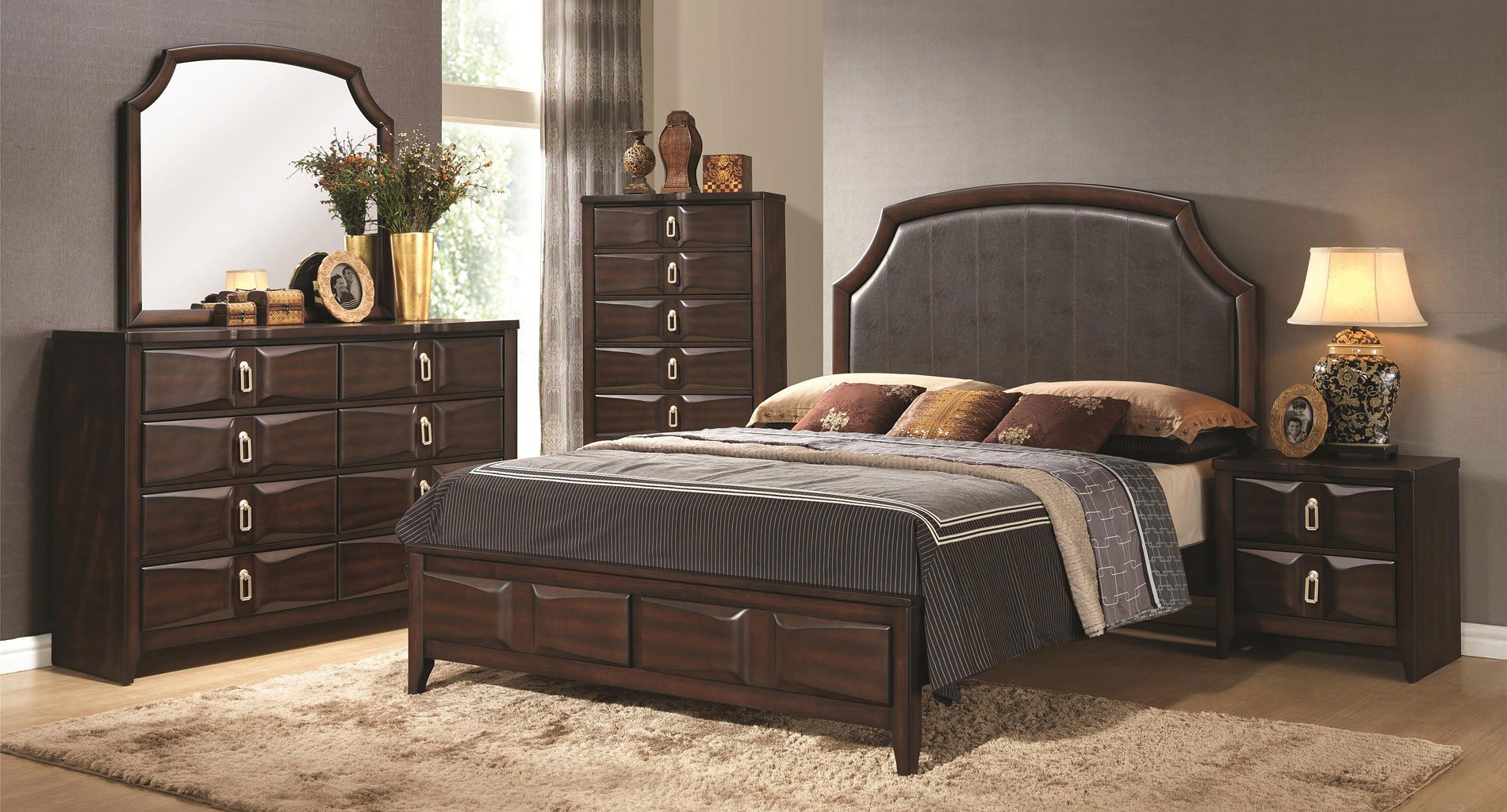 Casper Panel Bedroom Set Coaster Furniture Furniture Cart