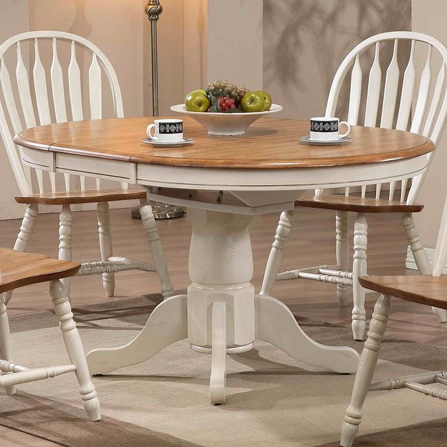 White Round Table And Chairs Photos