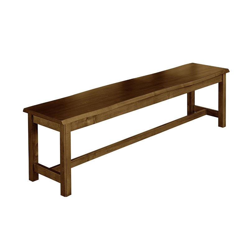 Simply Dining 68 Inch Live Edge Top Bench Antique Amish Vaughan Bassett Furniture Cart