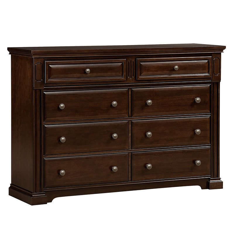 Knightsbridge Dresser (Dark Cherry) Vaughan Bassett | Furniture Cart