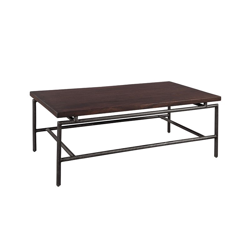 Wood/ Metal Rectangular Coffee Table Hekman | Furniture Cart