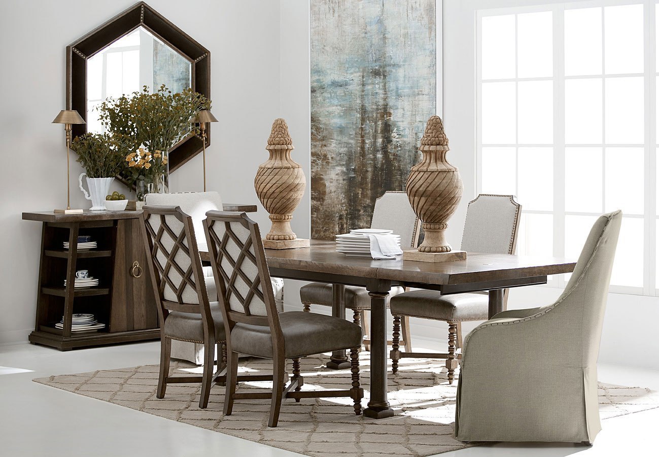 American Chapter Live Edge Dining Room Set W/ Chair Choices ART