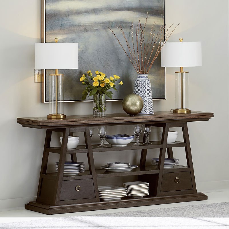 American Chapter Live-Edge Flip-Top Console Table ART Furniture ...