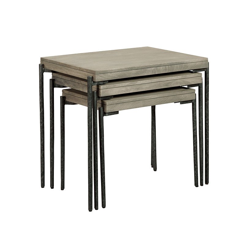 Bedford Park Nest Of Tables (Gray) Hekman Furniture Cart