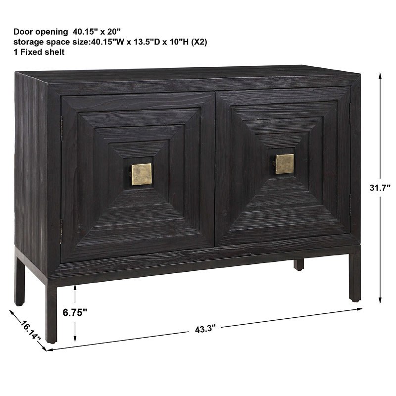 Uttermost Reina Modern 2 Door Cabinet main image 0