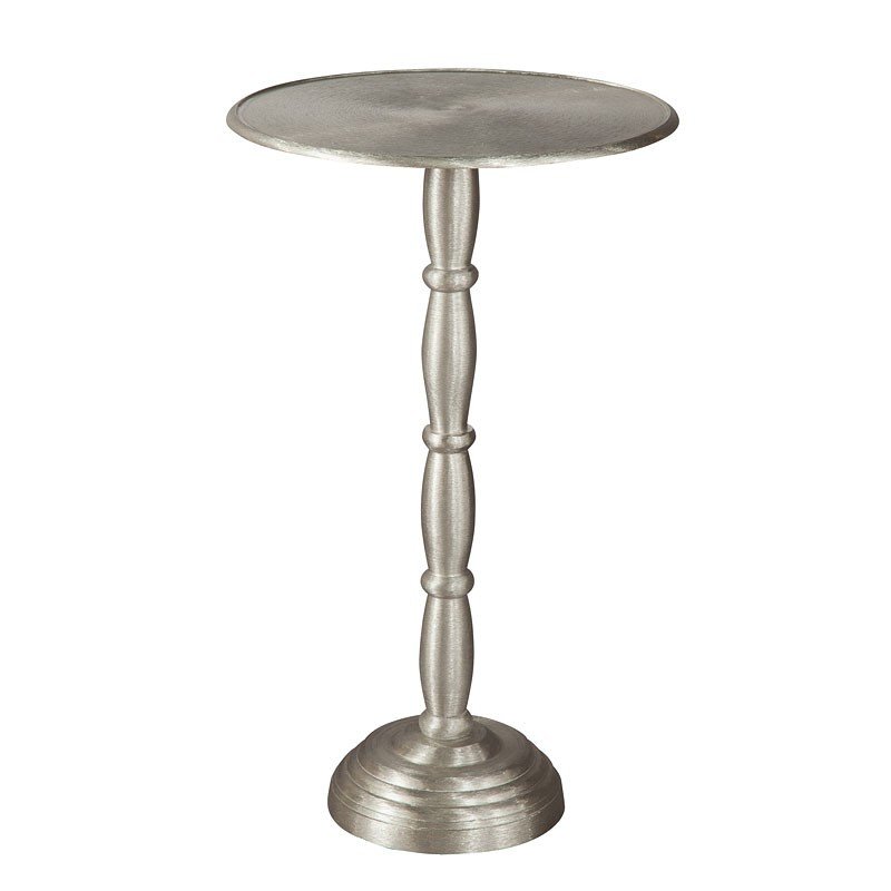 Brushed Nickel Chairside Table Hekman Furniture Cart