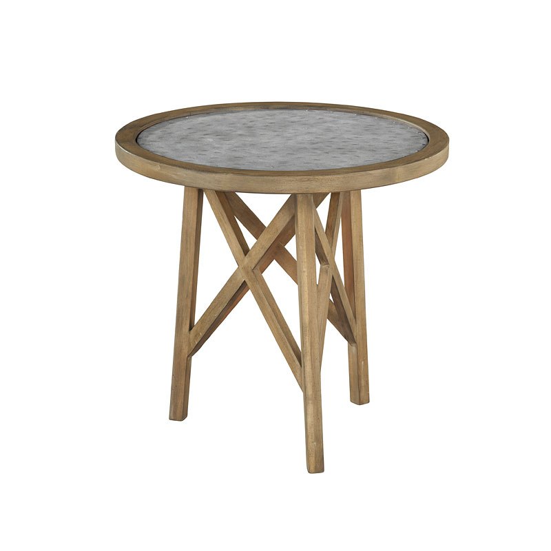 galvanized round table