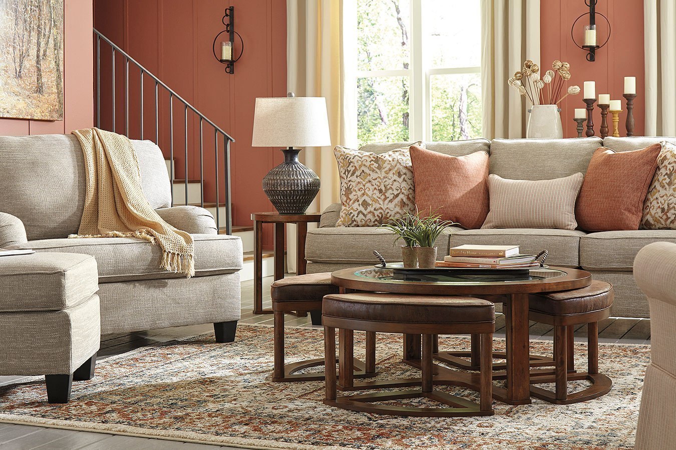 almanza wheat living room set