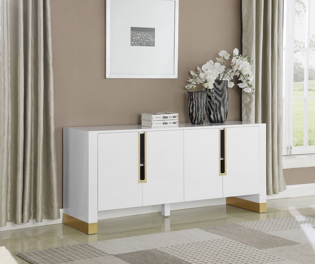 sideboard with mirror