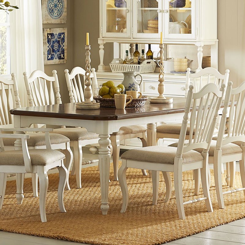 Haven Rectangular Dining Table (Buttercream White) Legacy Classic ...