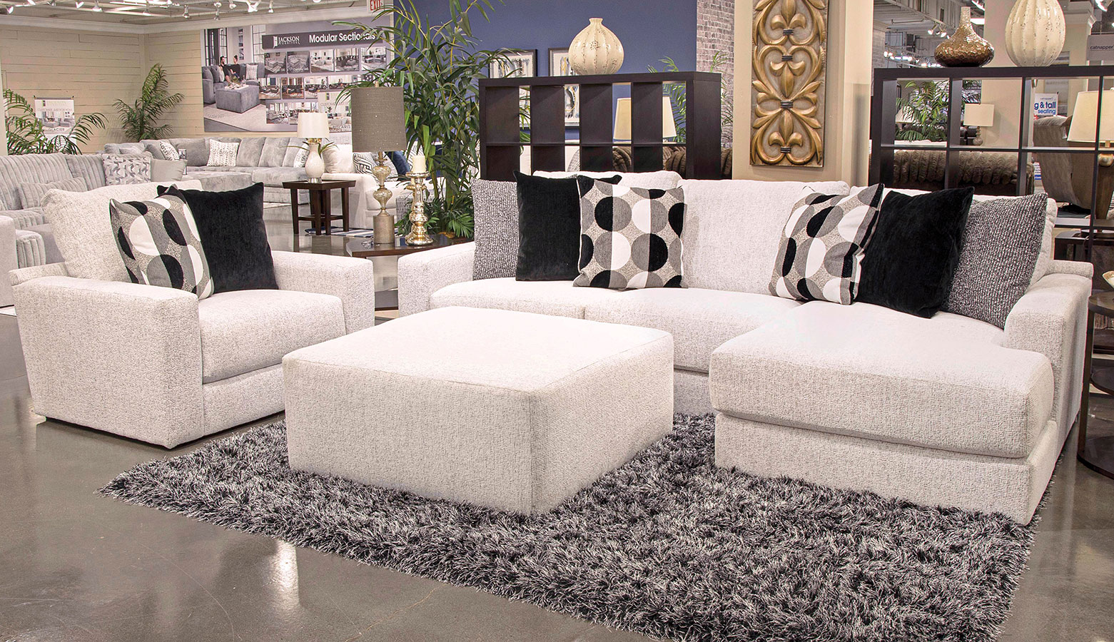 Arlo Sectional Set (Artic) Jackson Furniture Furniture Cart