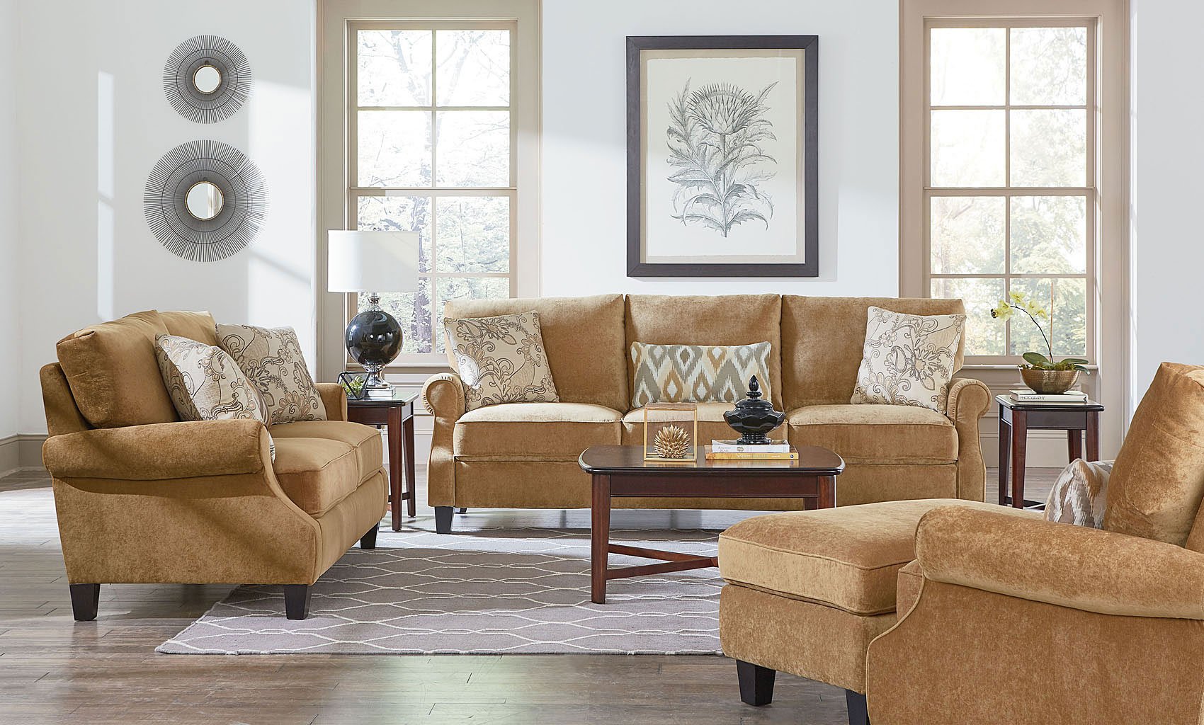 Waverly Living Room Set Standard Furniture Furniture Cart