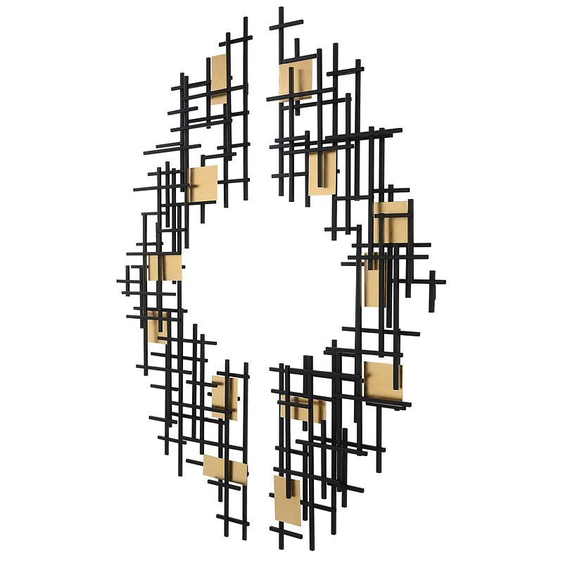 Photo inspiration: Metal Grid Wall Decor Reference: Reflection Metal Grid Wall Decor Set Of 2 Uttermost