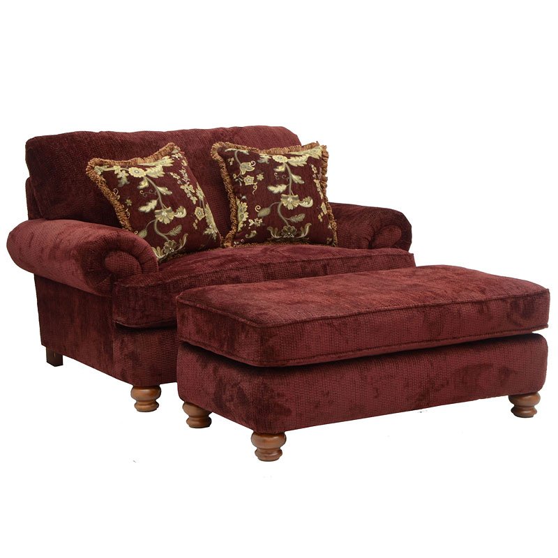 Belmont Chair And A Half (Claret) Jackson Furniture Furniture Cart