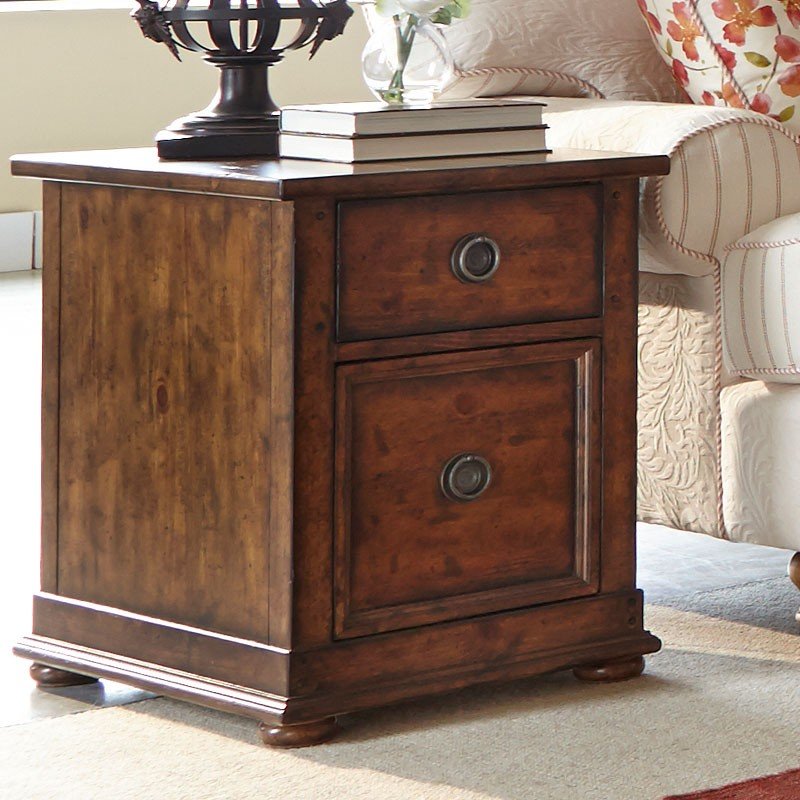 Southern Pines Ross Chairside Chest Klaussner Furniture Cart