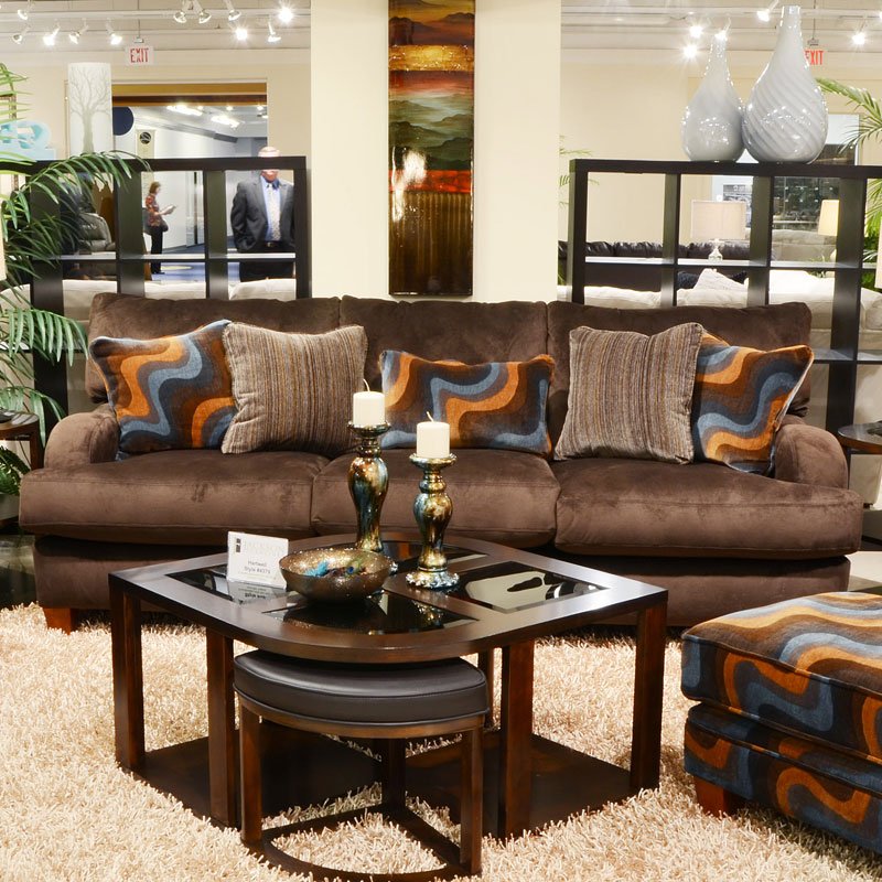 Hartwell Sofa (Chocolate) Jackson Furniture Furniture Cart
