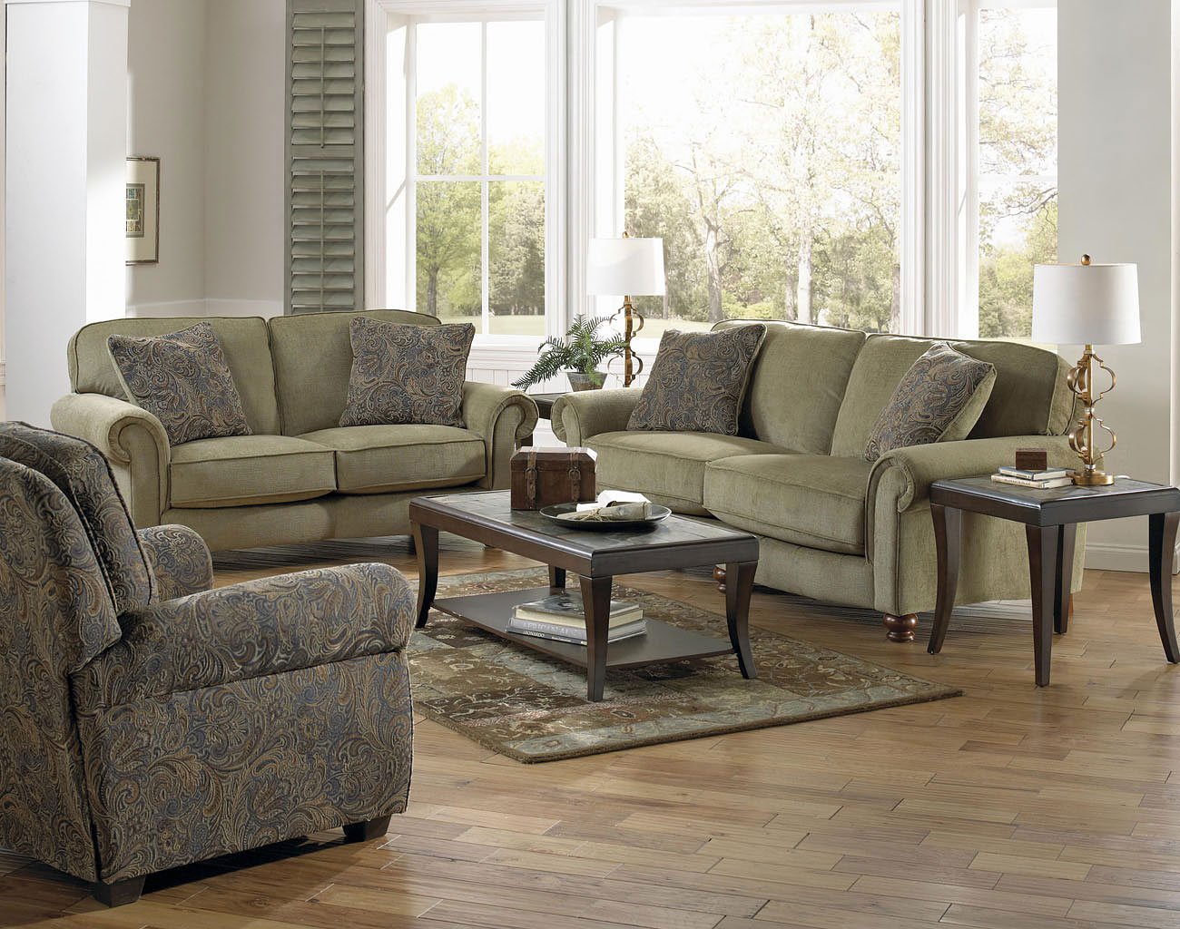 Downing Living Room Set (Fern) Jackson Furniture | Furniture Cart