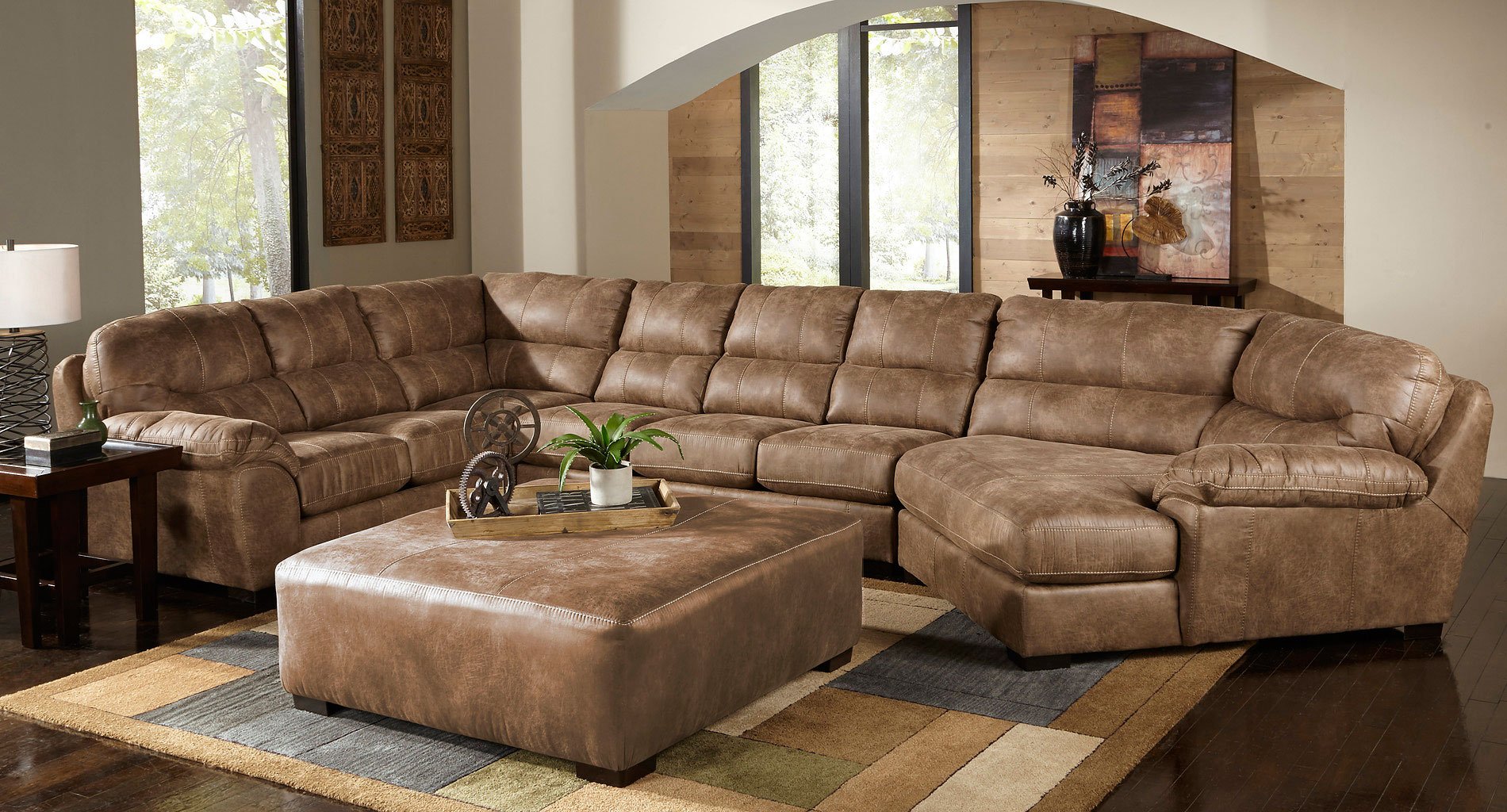 Grant Modular Sectional W Piano Wedge Silt Grant Modular Sectional W Piano Wedge Silt