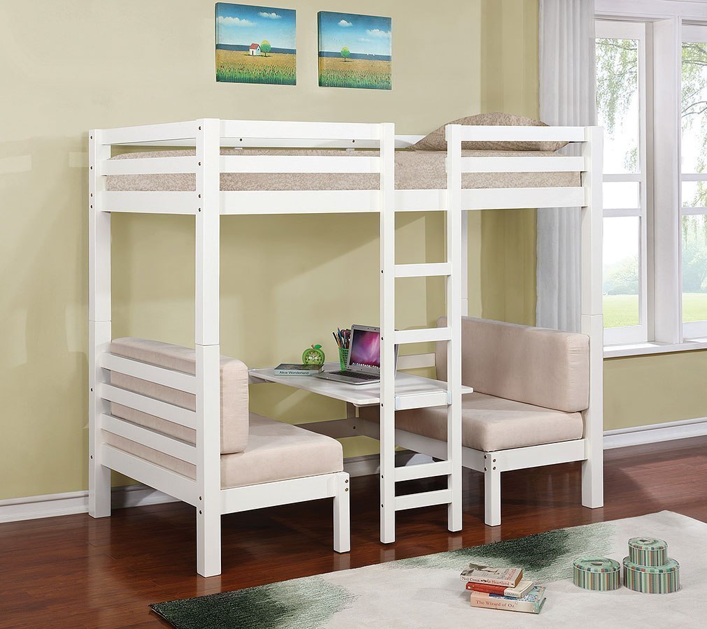 twin over twin convertible bunk bed