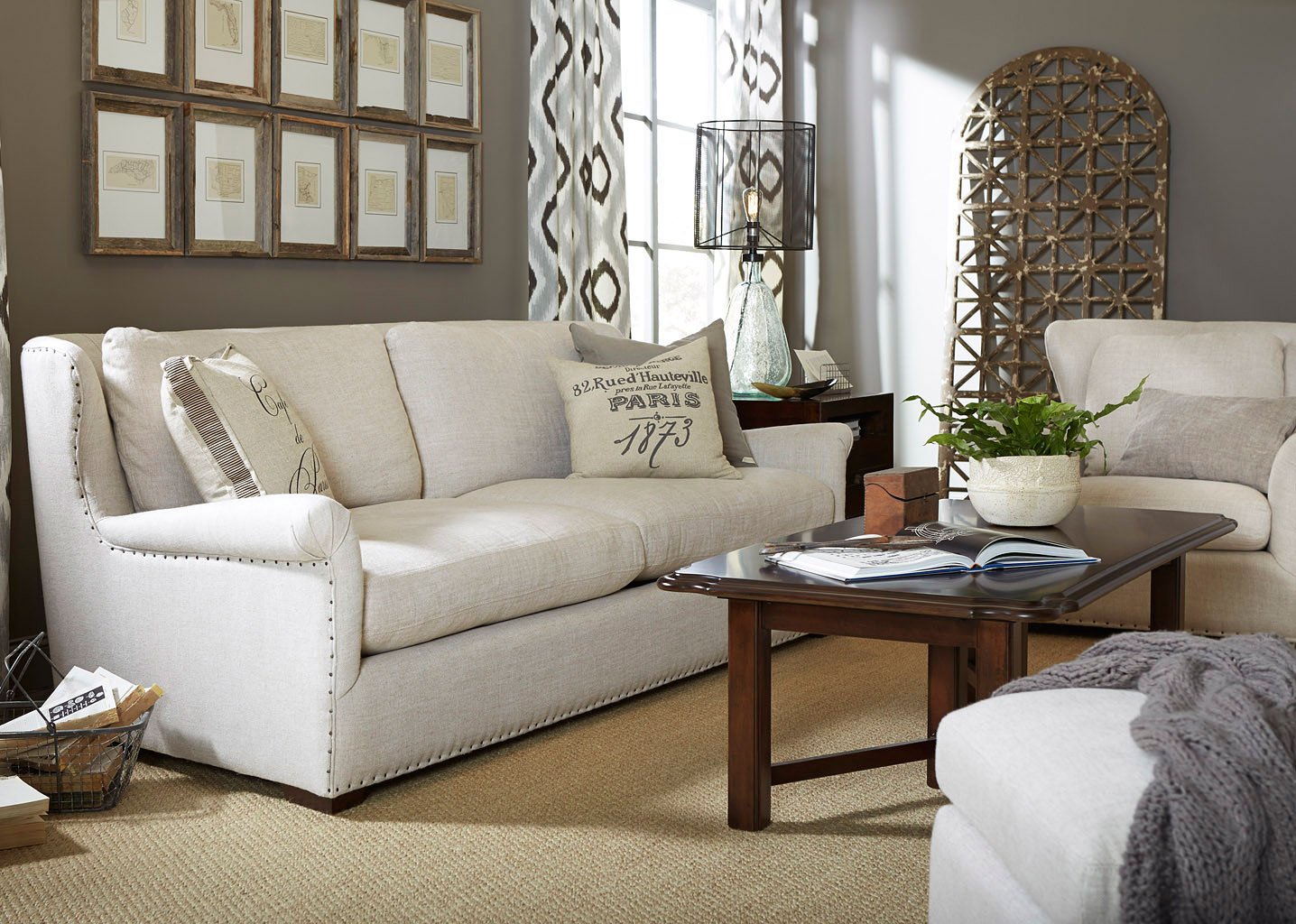 Haven Living Room Set (Belgian Linen) Universal Furniture | Furniture Cart