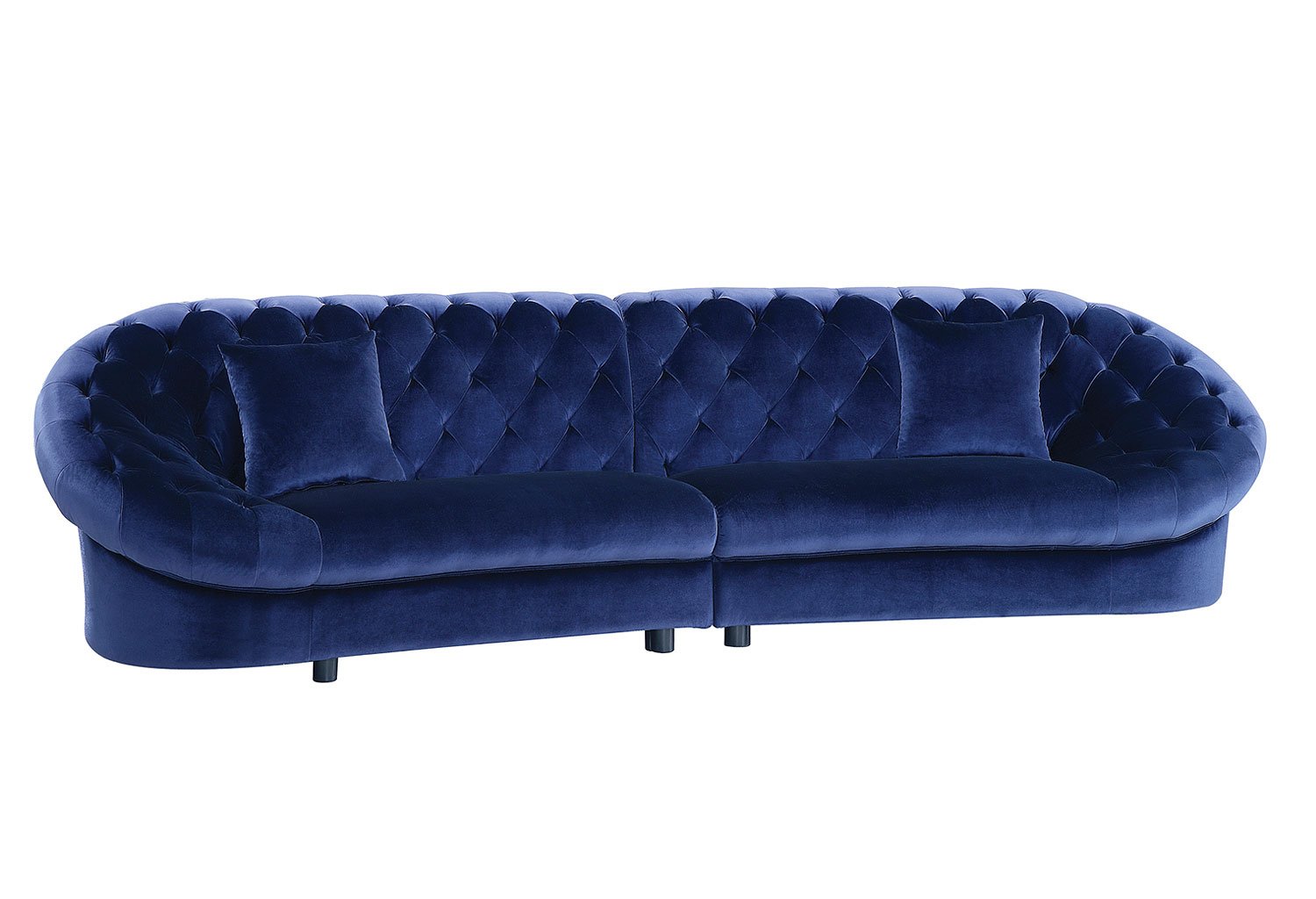 romanus sectional sofa royal blue