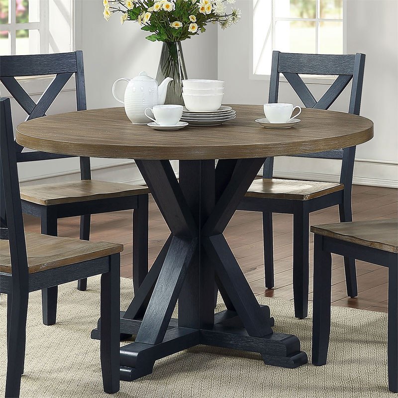 Navy Blue Dining Room Table And Chairs / Gaudi Dining Sets Rustic