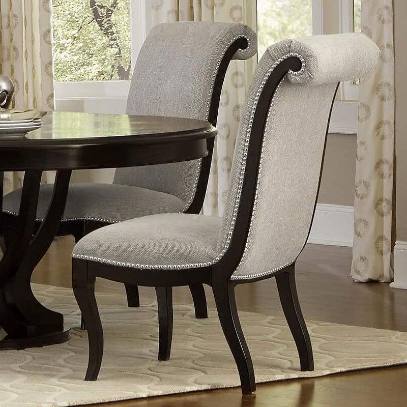 baypoint linen upholstered side chair