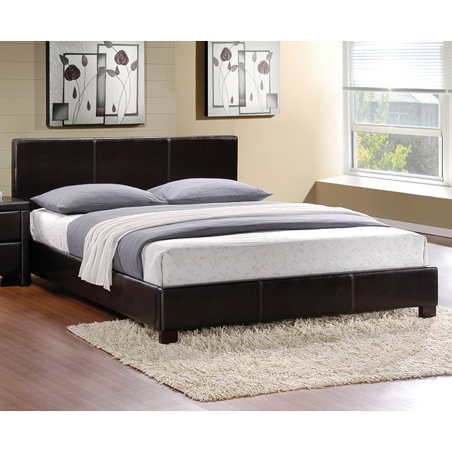 Zoey Upholstered Bed Set Homelegance Furniture Cart