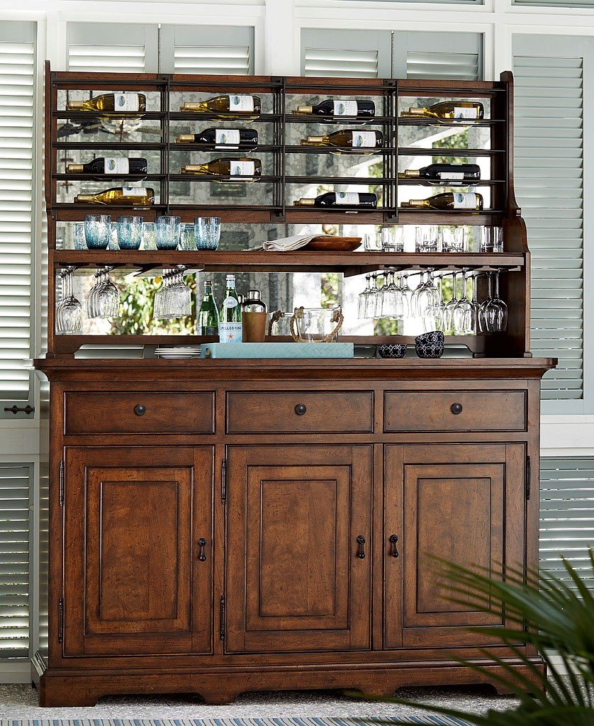 Dogwood Credenza W Wine Rack Low Tide Paula Deen Home