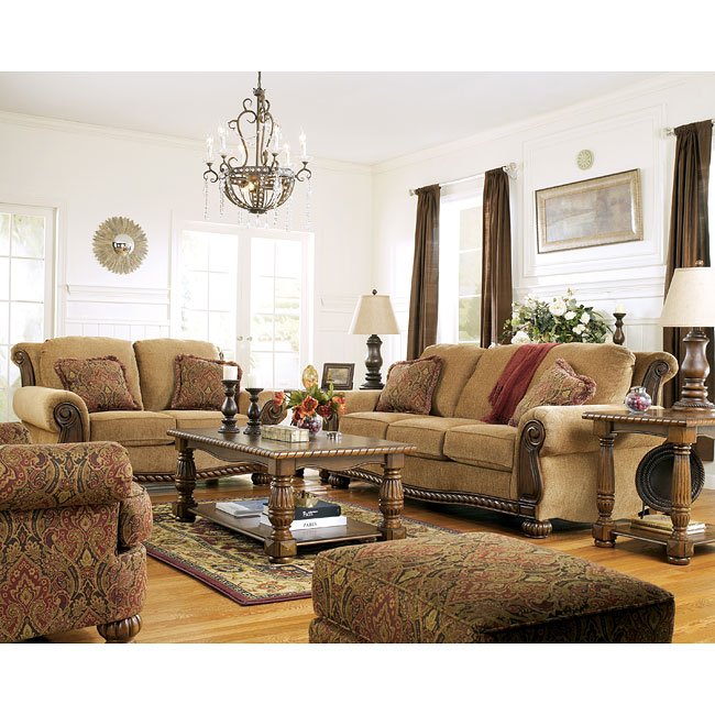 Burnham Amber Living Room Set Signature Design By Ashley Furniture Cart