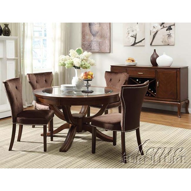 Kingston Round Dining Room Set Acme Furniture Furniture Cart