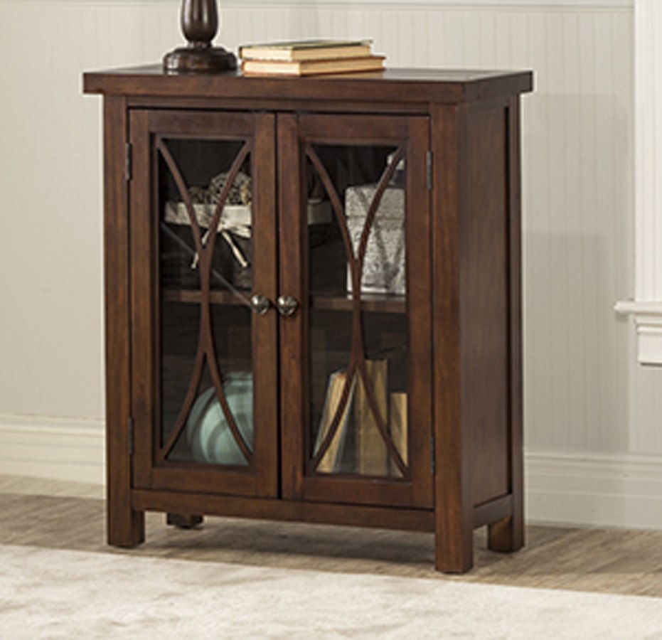 Bayside 2Door Accent (Rustic Mahogany) Hillsdale Furniture